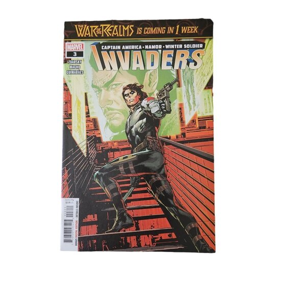 Marvel Invaders #3 2019 Comic Book Collector Bagged Boarded - Picture 1 of 2